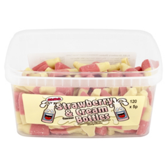 Picture of Hannah Strawberry & Cream Bottles 10c x120